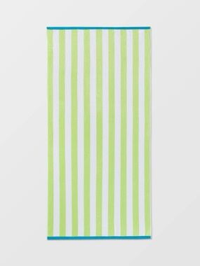XL Reversible Towel Green/Aqua - Sun Squad™: 100% Cotton, Lightweight